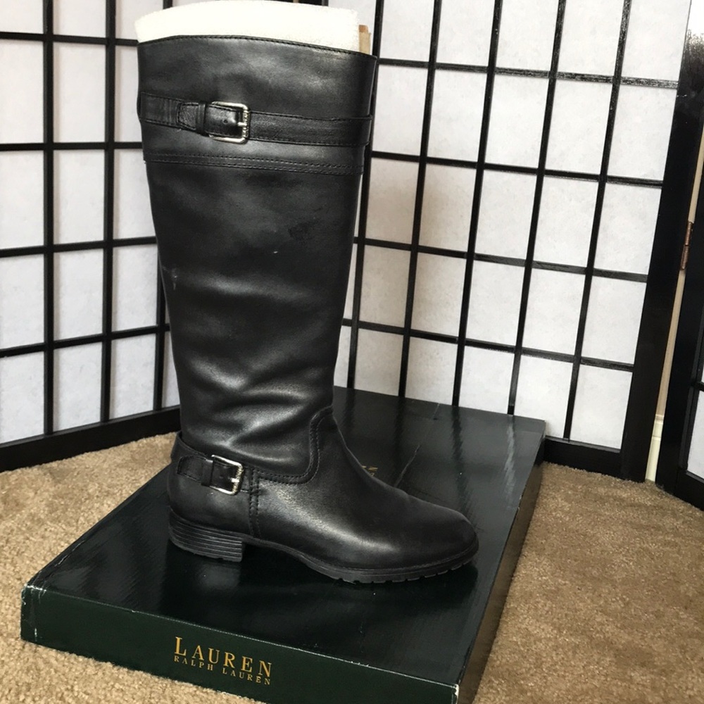 LAUREN Ralph Lauren leather boots